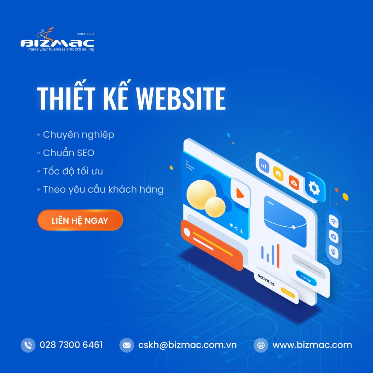 BizMaC - Thiết kế website chuyên nghiệp