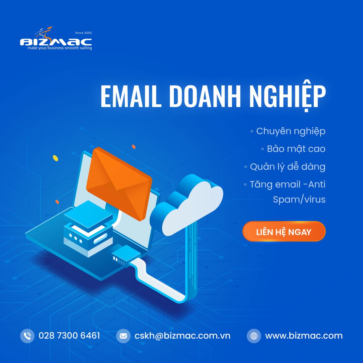 BizMaC cung cấp Email doanh nghiệp