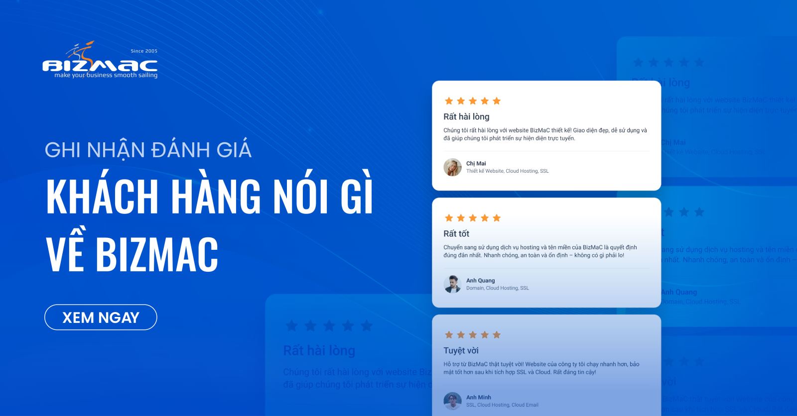 Đánh giá của khách hàng về BizMaC