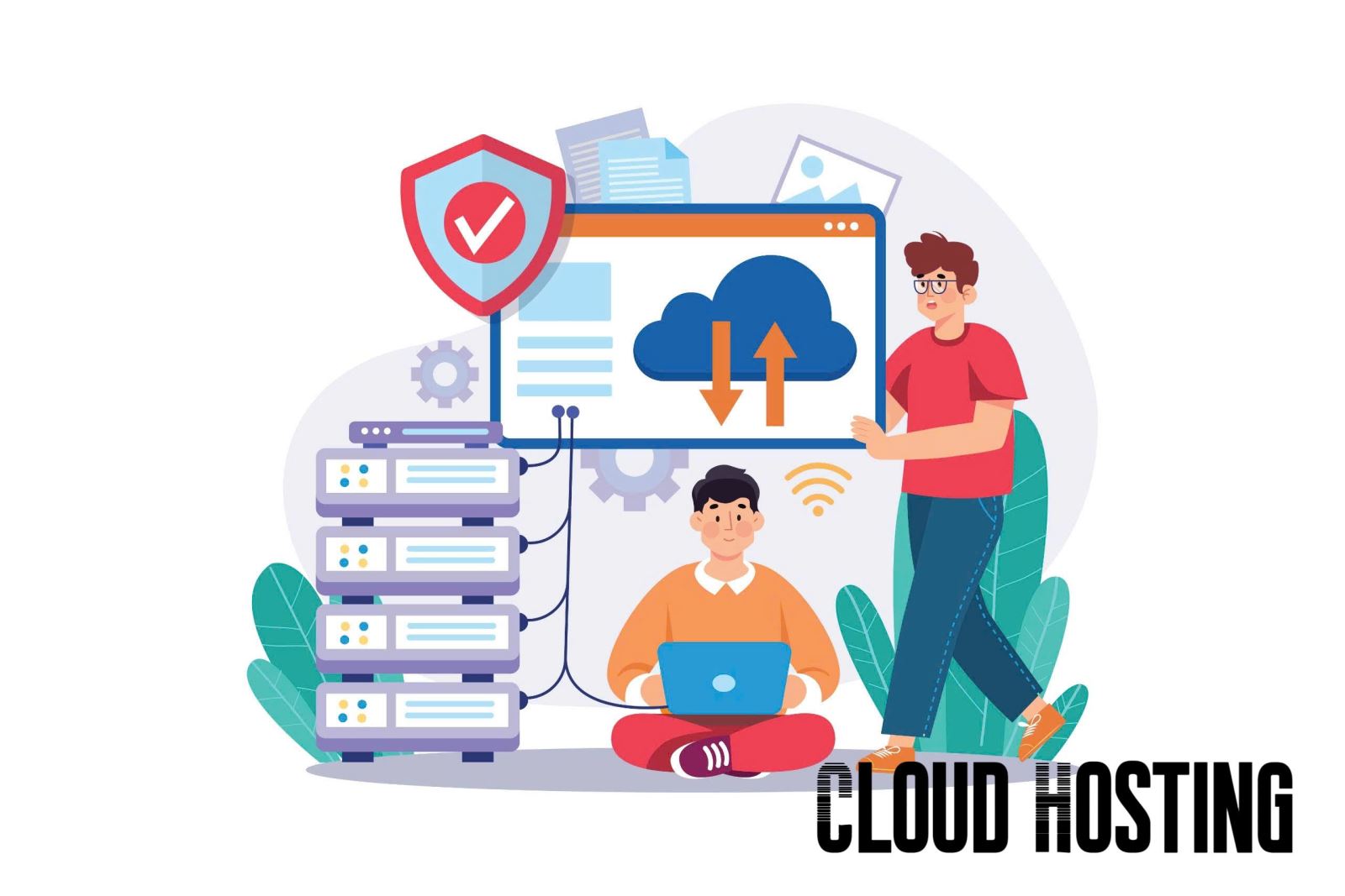 Hình ảnh minh họa dịch vụ Cloud Hosting của BizMaC với tính năng bảo mật và tốc độ cao