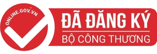 Logo Đã đăng ký Bộ Công Thương, nền đỏ