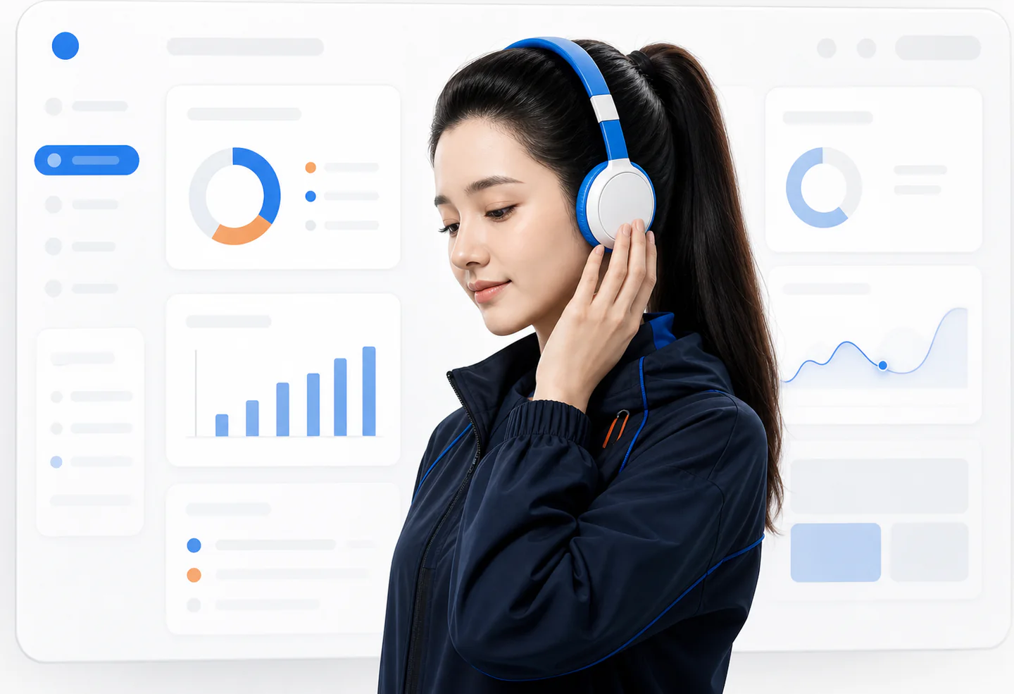 Trang đích landing page hiển thị số liệu chiến dịch: tỷ lệ chuyển đổi, lượt truy cập và lead thu về theo thời gian thực