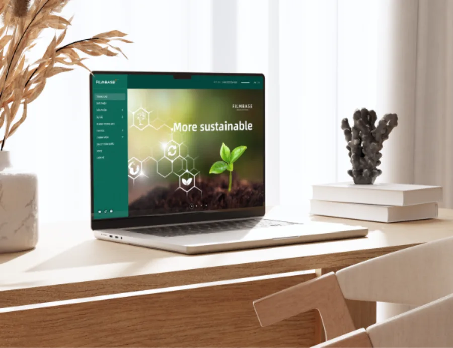 Giao diện website Smart Film Base do BizMaC thiết kế