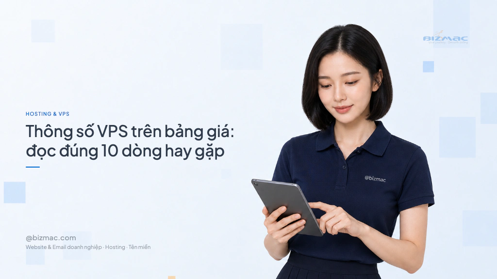Thông số VPS trên bảng giá: đọc đúng 10 dòng hay gặp
