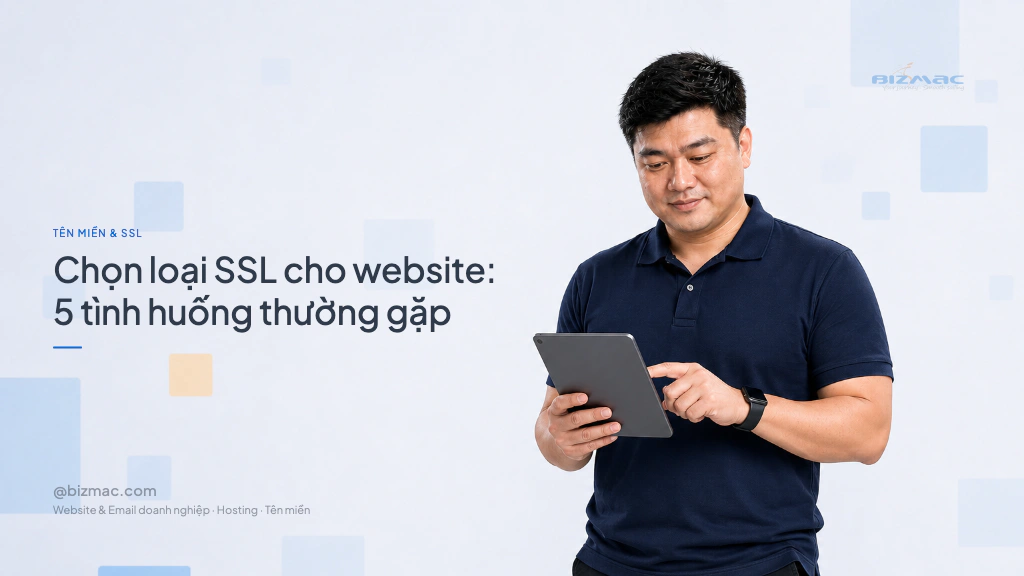 Chọn loại SSL cho website: 5 tình huống thường gặp