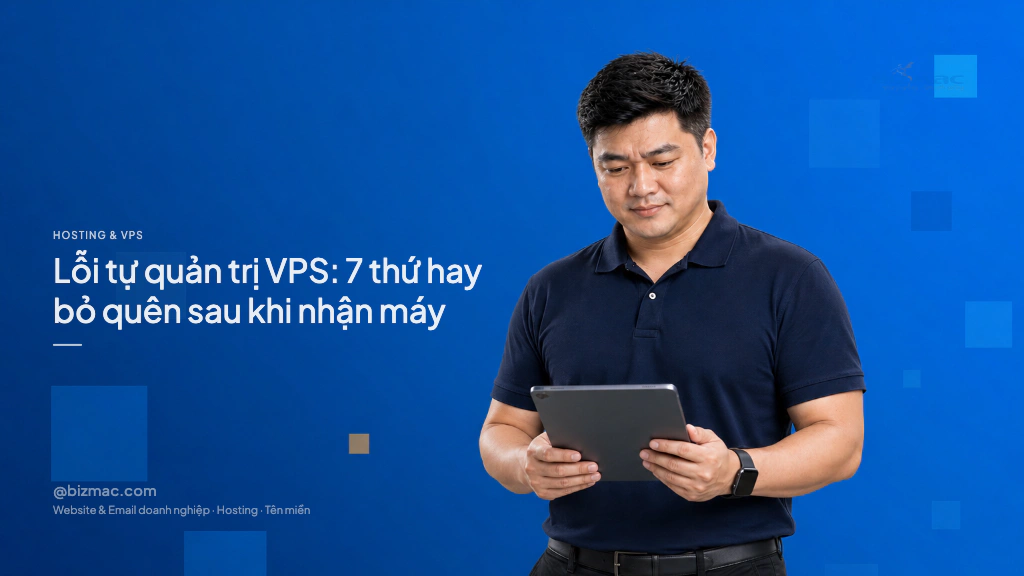 Lỗi tự quản trị VPS: 7 thứ hay bỏ quên sau khi nhận máy