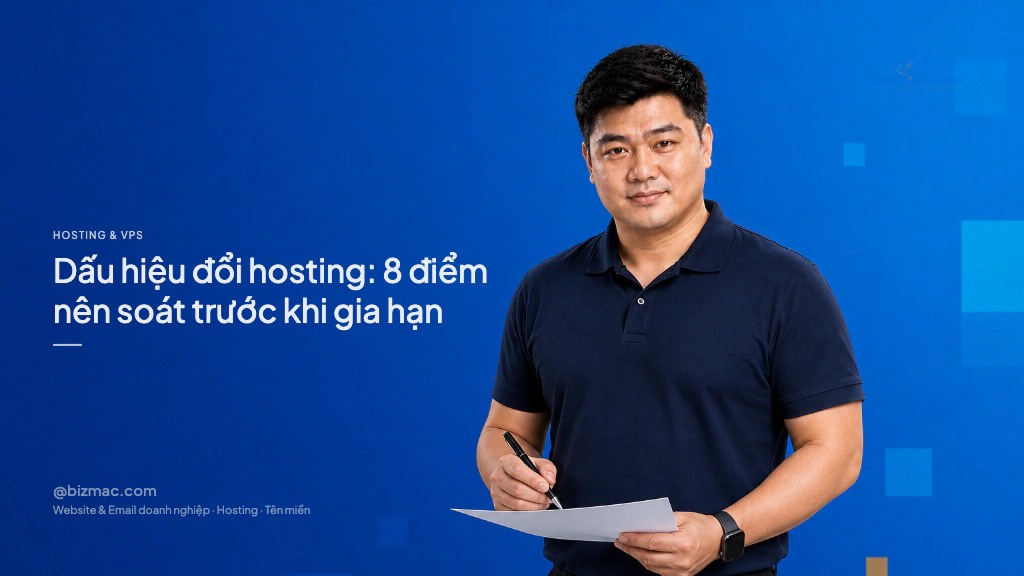 Dấu hiệu đổi hosting: 8 điểm nên soát trước khi gia hạn