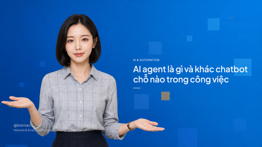 Minh hoạ cho bài AI agent là gì và khác chatbot chỗ nào trong công việc