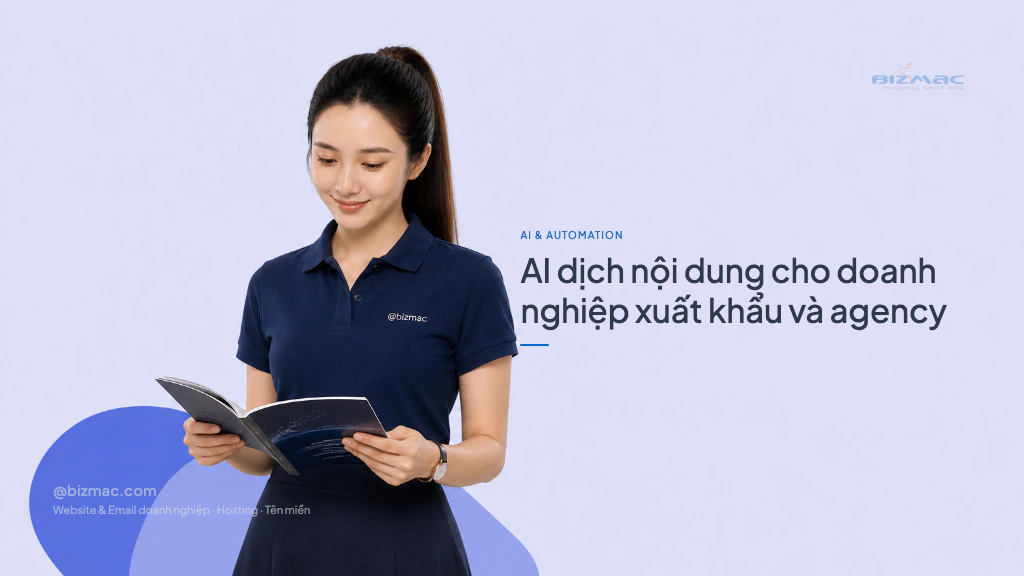 Minh hoạ cho bài AI dịch nội dung cho doanh nghiệp xuất khẩu và agency