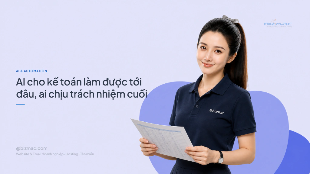 Minh hoạ cho bài AI cho kế toán làm được tới đâu, ai chịu trách nhiệm cuối