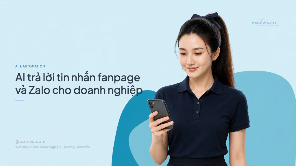 Minh hoạ cho bài AI trả lời tin nhắn fanpage và Zalo cho doanh nghiệp