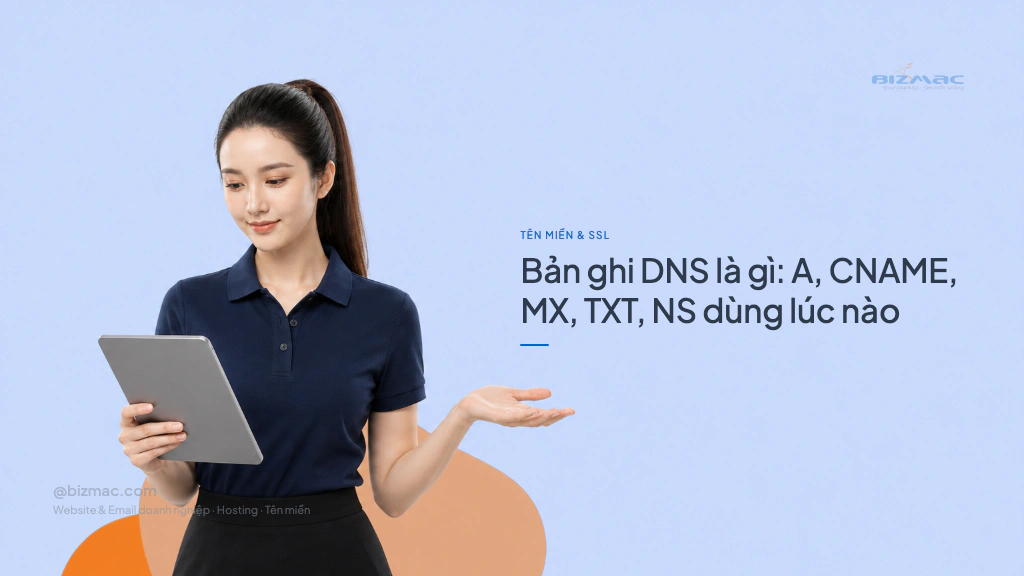 Minh hoạ cho bài Bản ghi DNS là gì: A, CNAME, MX, TXT, NS dùng lúc nào