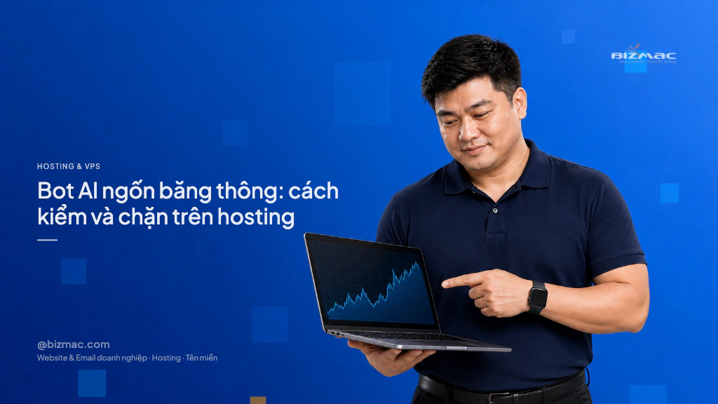 Bot AI ngốn băng thông: cách kiểm và chặn trên hosting