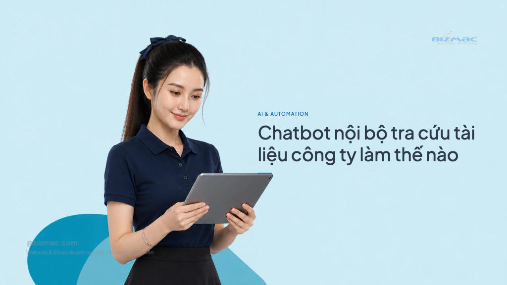 Minh hoạ cho bài Chatbot nội bộ tra cứu tài liệu công ty làm thế nào