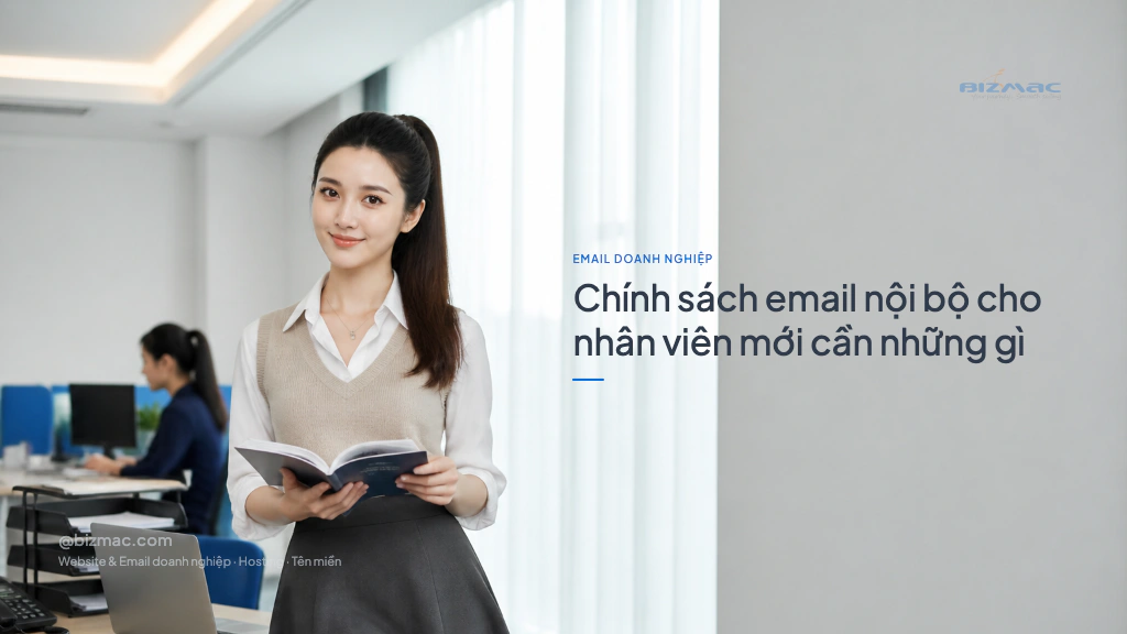 Minh hoạ cho bài Chính sách email nội bộ cho nhân viên mới cần những gì