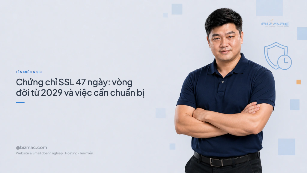Chứng chỉ SSL 47 ngày: vòng đời từ 2029 và việc cần chuẩn bị