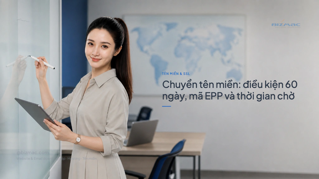 Minh hoạ cho bài Chuyển tên miền: điều kiện 60 ngày, mã EPP và thời gian chờ