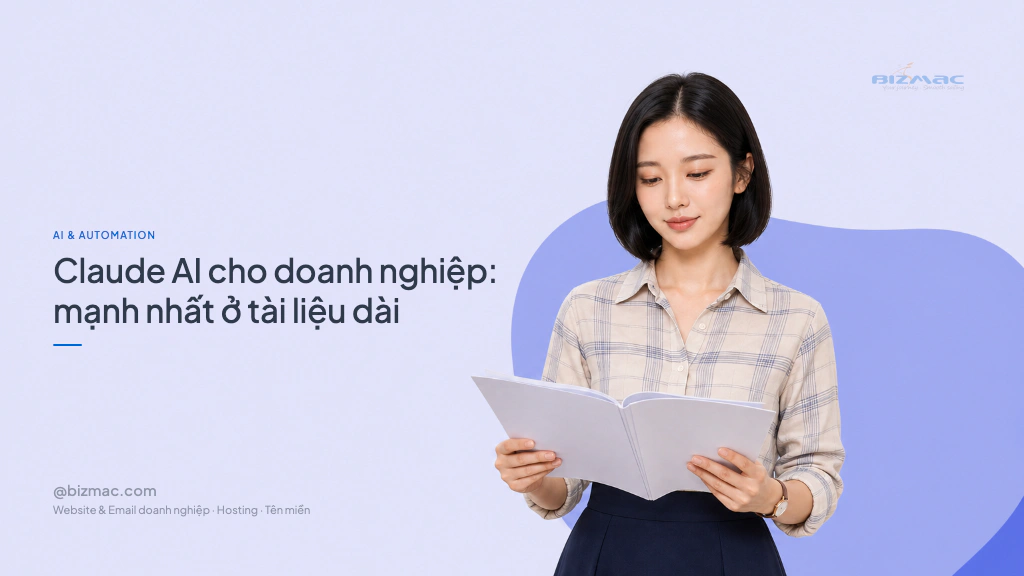 Claude AI cho doanh nghiệp: mạnh nhất ở tài liệu dài