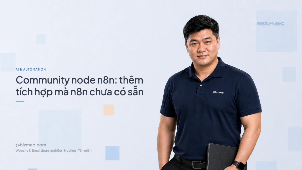 Minh hoạ cho bài Community node n8n: thêm tích hợp mà n8n chưa có sẵn