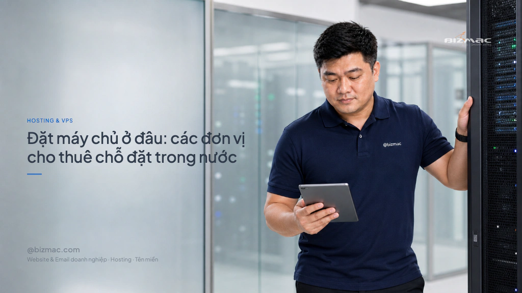 Đặt máy chủ ở đâu: các đơn vị cho thuê chỗ đặt trong nước