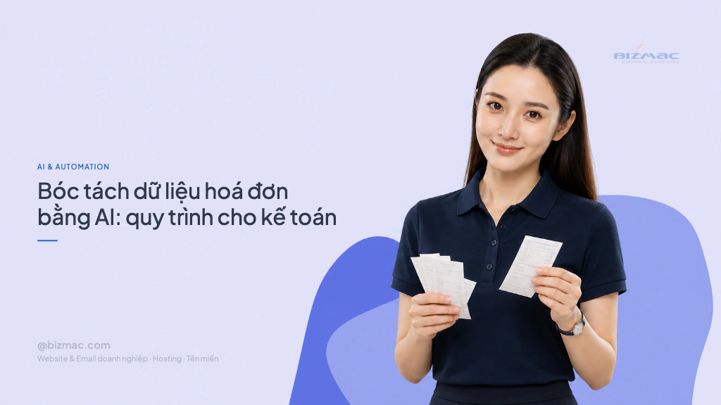 Minh hoạ cho bài Bóc tách dữ liệu hoá đơn bằng AI: quy trình cho kế toán
