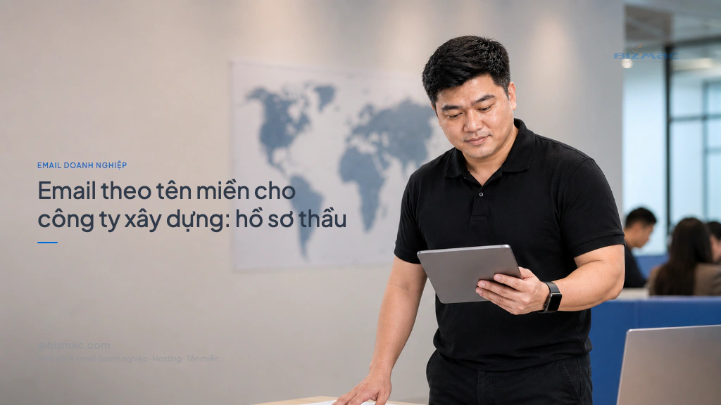 Minh hoạ cho bài Email theo tên miền cho công ty xây dựng: hồ sơ thầu