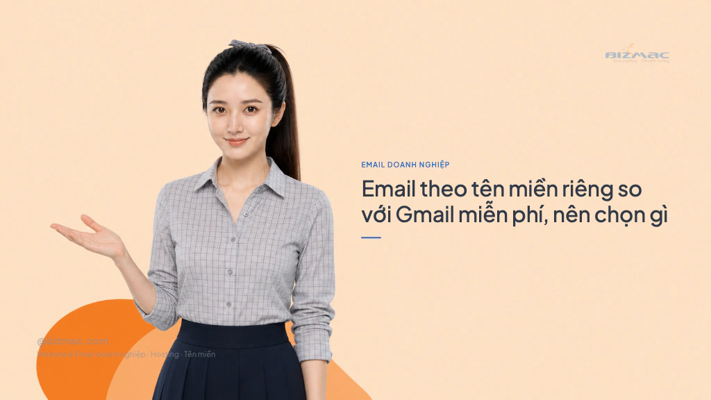 Minh hoạ cho bài Email theo tên miền riêng so với Gmail miễn phí, nên chọn gì