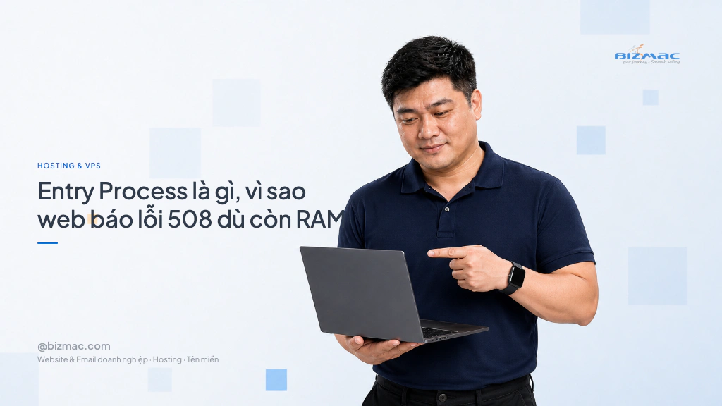 Entry Process là gì, vì sao web báo lỗi 508 dù còn RAM