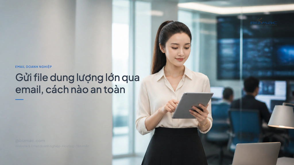Minh hoạ cho bài Gửi file dung lượng lớn qua email, cách nào an toàn