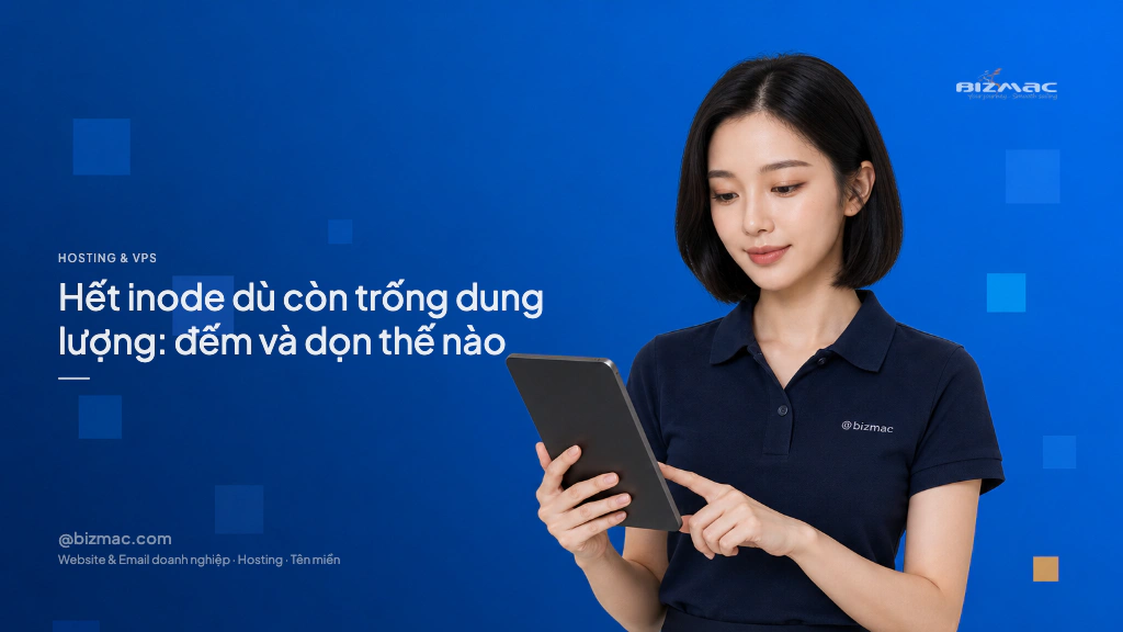 Hết inode dù còn trống dung lượng: đếm và dọn thế nào