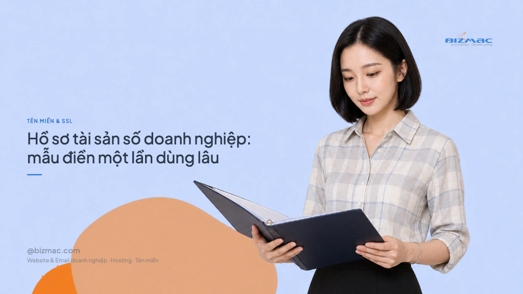 Hồ sơ tài sản số doanh nghiệp: mẫu điền một lần dùng lâu