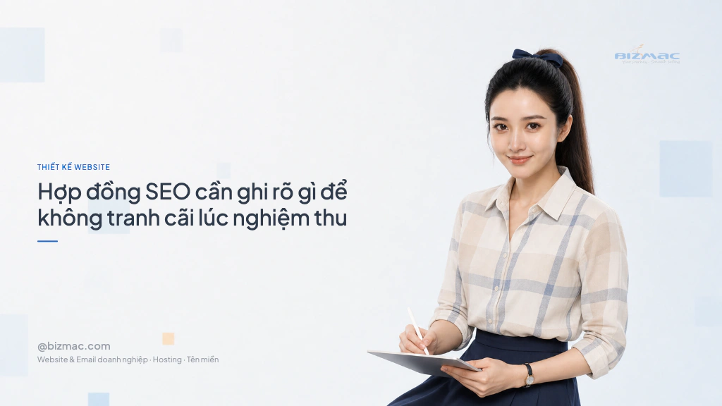Hợp đồng SEO cần ghi rõ gì để không tranh cãi lúc nghiệm thu