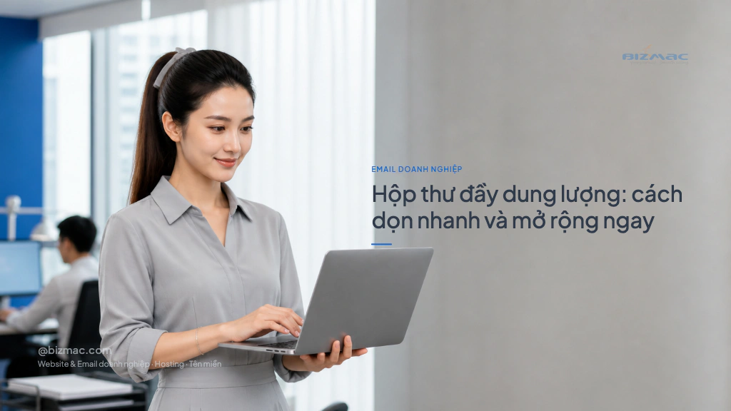 Minh hoạ cho bài Hộp thư đầy dung lượng: cách dọn nhanh và mở rộng ngay
