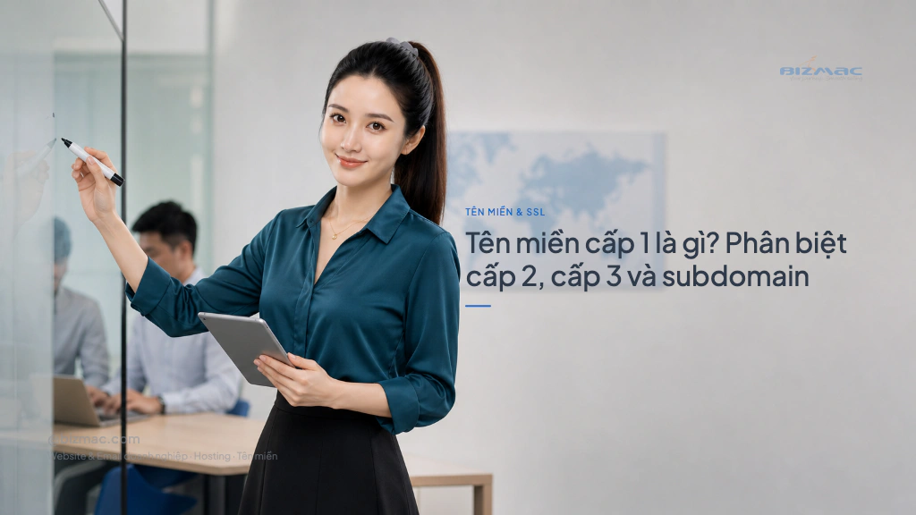 Minh hoạ cho bài Tên miền cấp 1 là gì? Phân biệt cấp 2, cấp 3 và subdomain