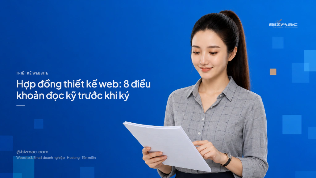 Hợp đồng thiết kế web: 8 điều khoản đọc kỹ trước khi ký