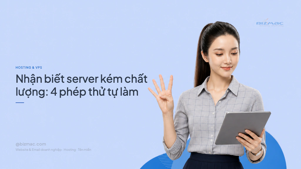 Minh hoạ cho bài Nhận biết server kém chất lượng: 4 phép thử tự làm