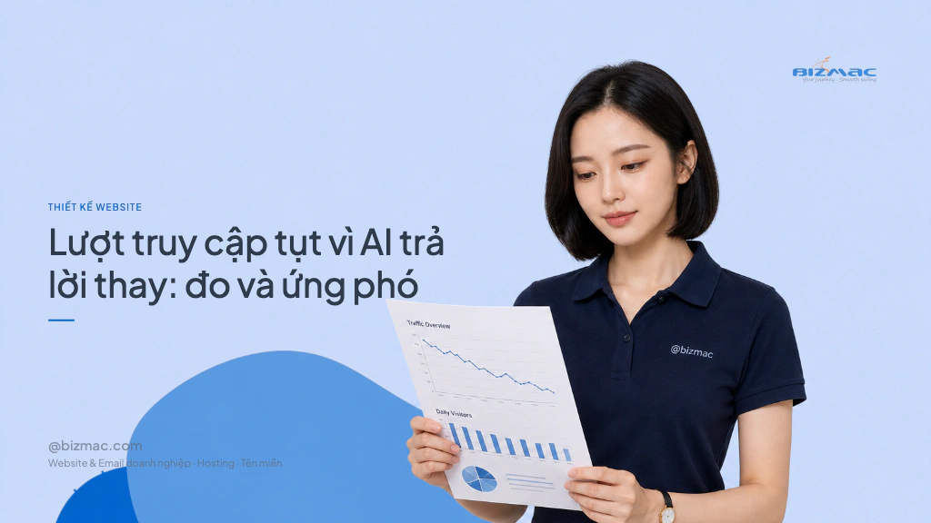 Lượt truy cập tụt vì AI trả lời thay: đo và ứng phó
