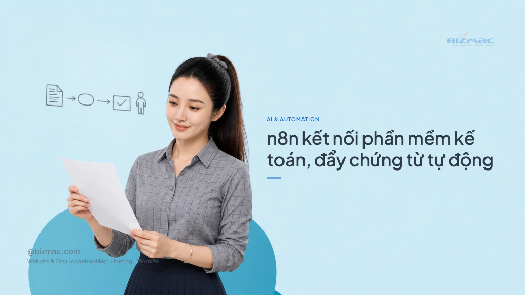 n8n kết nối phần mềm kế toán, đẩy chứng từ tự động