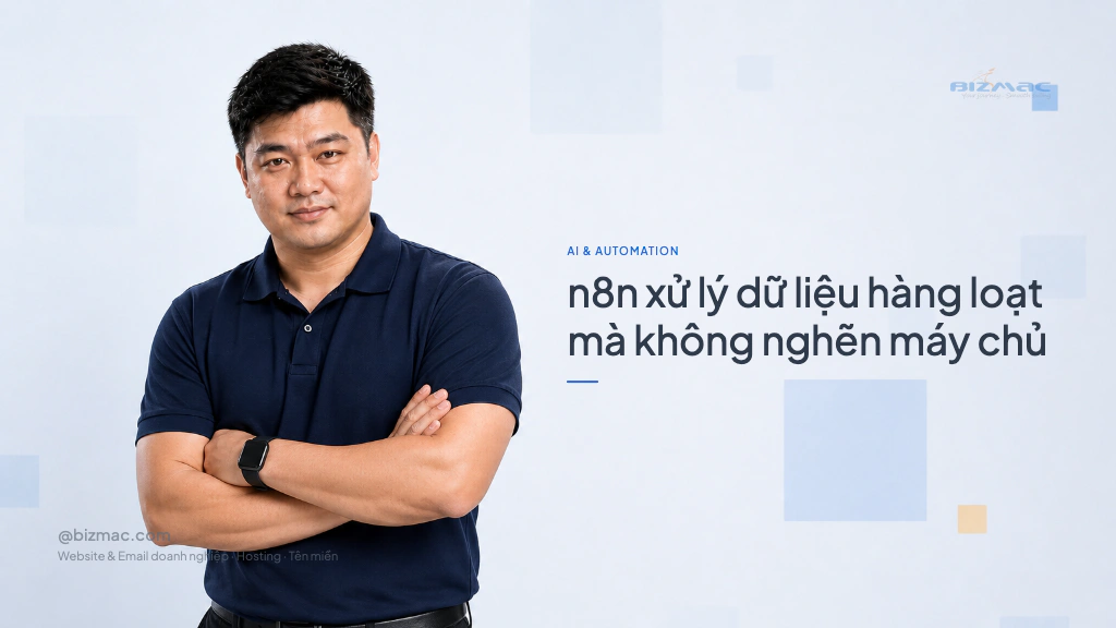 n8n xử lý dữ liệu hàng loạt mà không nghẽn máy chủ