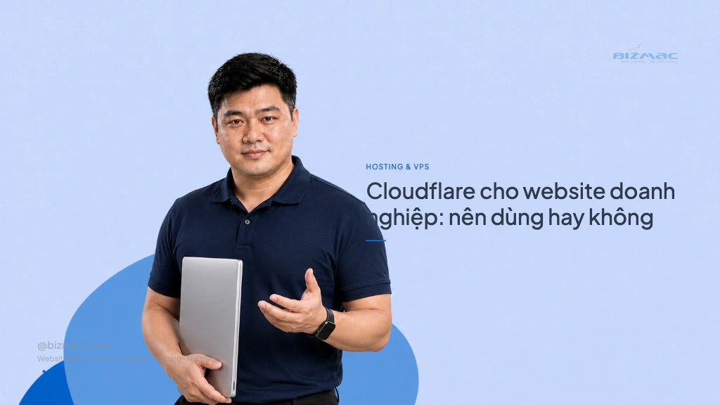 Minh hoạ cho bài Cloudflare cho website doanh nghiệp: nên dùng hay không