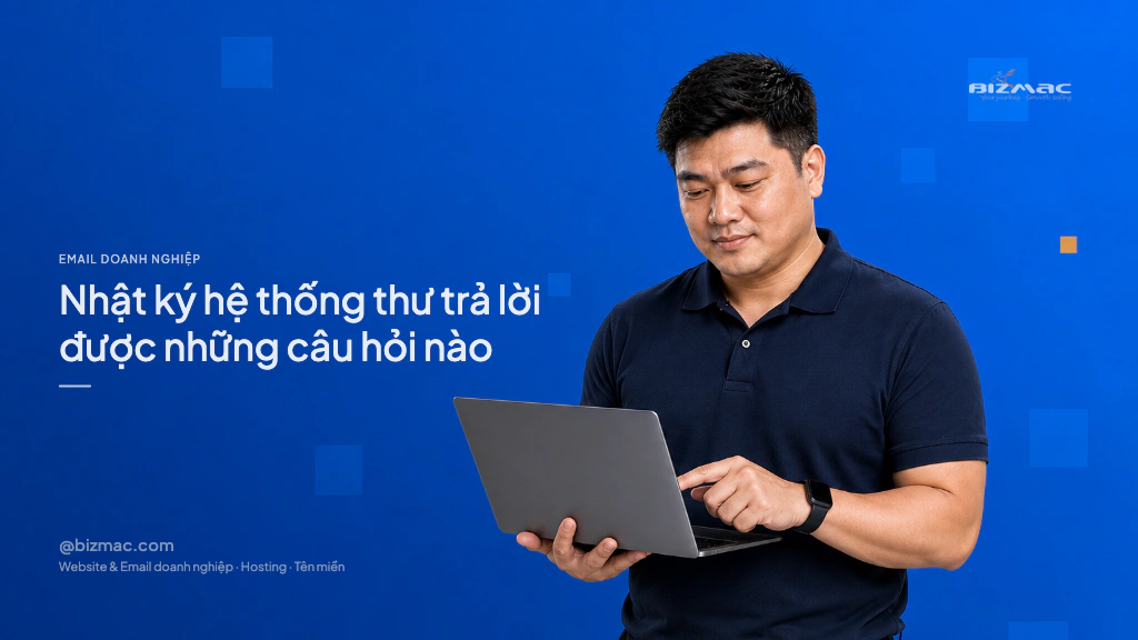Nhật ký hệ thống thư trả lời được những câu hỏi nào