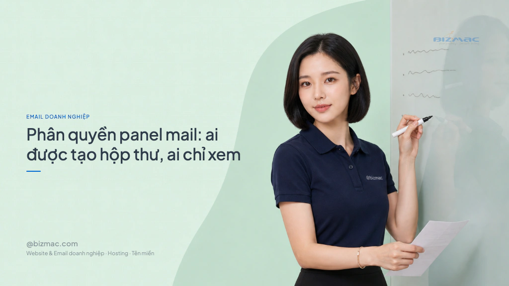 Phân quyền panel mail: ai được tạo hộp thư, ai chỉ xem