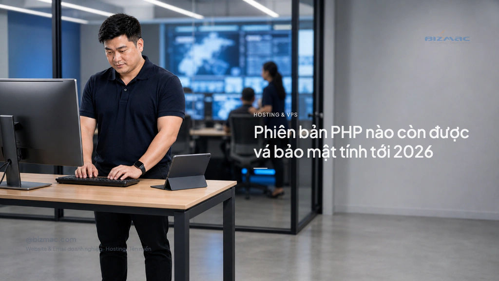 Phiên bản PHP nào còn được vá bảo mật tính tới 2026