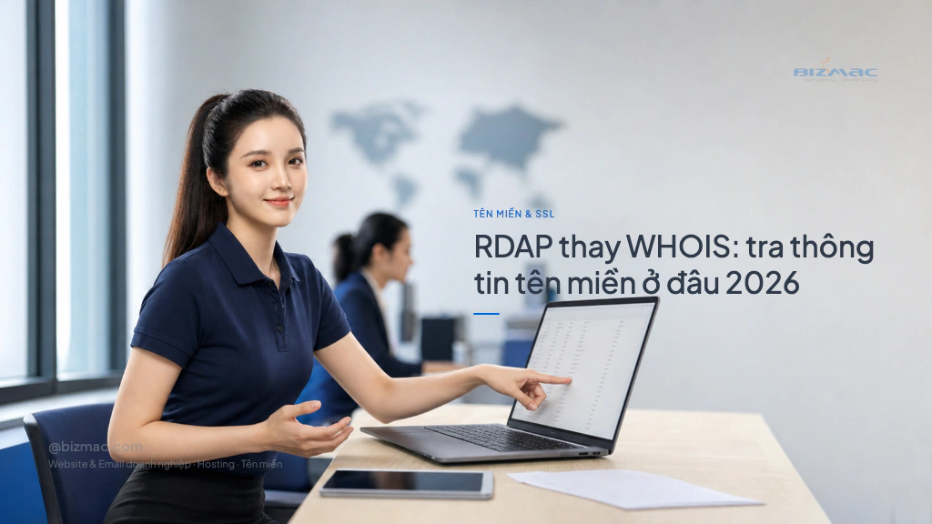 RDAP thay WHOIS: tra thông tin tên miền ở đâu 2026