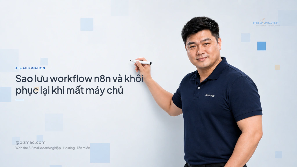 Sao lưu workflow n8n và khôi phục lại khi mất máy chủ
