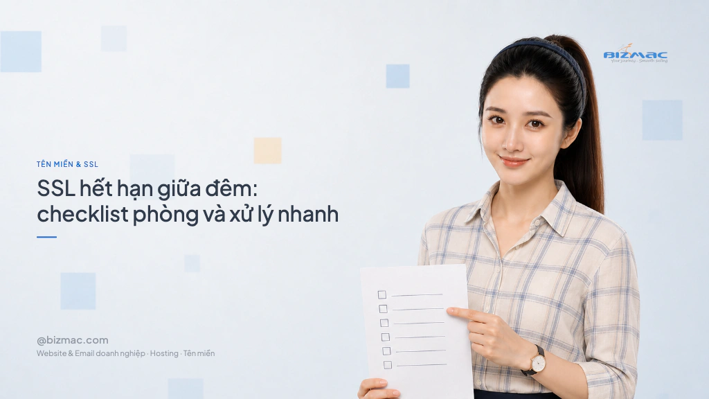 SSL hết hạn giữa đêm: checklist phòng và xử lý nhanh