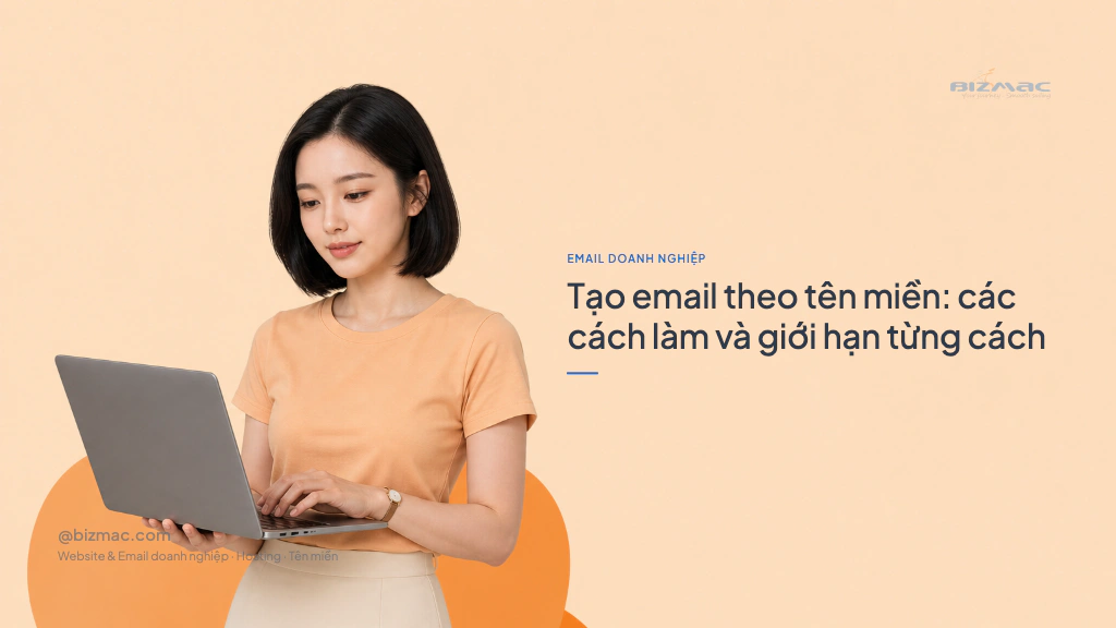 Minh hoạ cho bài Tạo email theo tên miền: các cách làm và giới hạn từng cách