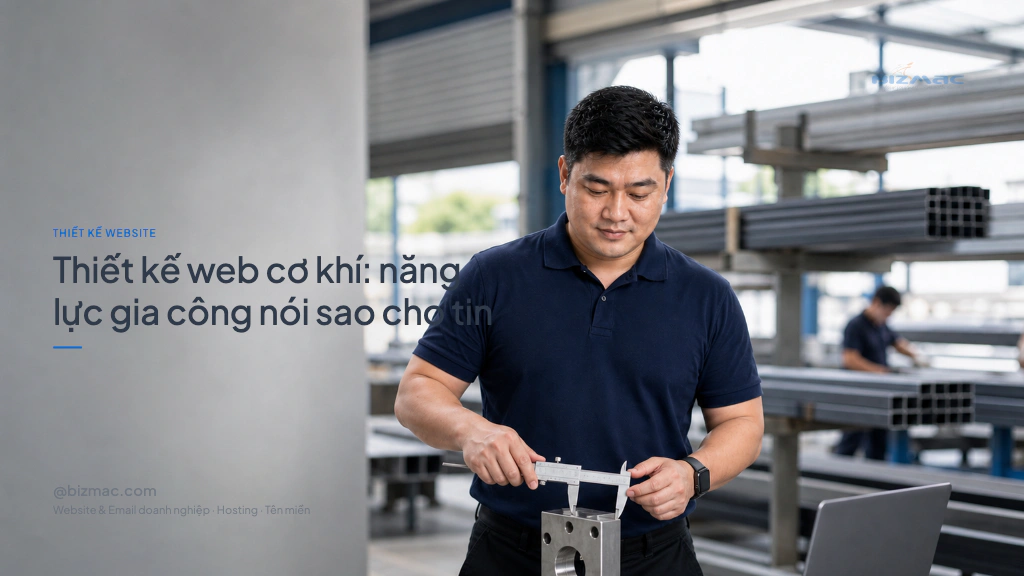 Minh hoạ cho bài Thiết kế web cơ khí: năng lực gia công nói sao cho tin