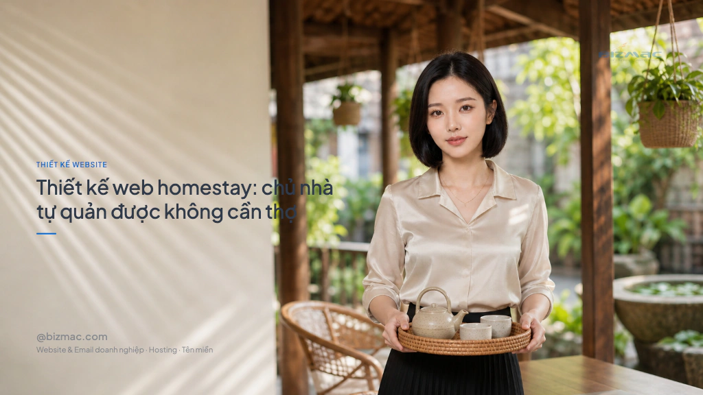 Minh hoạ cho bài Thiết kế web homestay: chủ nhà tự quản được không cần thợ