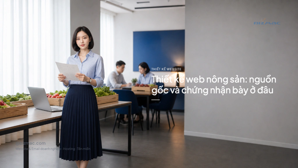 Minh hoạ cho bài Thiết kế web nông sản: nguồn gốc và chứng nhận bày ở đâu